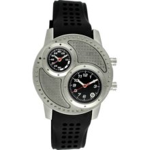 Equipe Octane Men's Watch with Silver Case and Black Dial