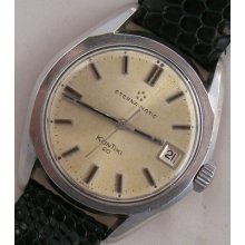 Eterna-matic Kontiki 20 Automatic Date Wristwatch Steel Case 37 Mm. Running