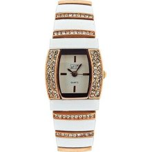 Eton Crystal Rose And White Bracelet Strap Ladies Fashion Watch 2964l