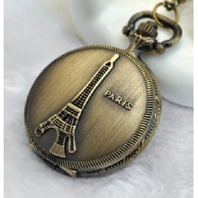 Exquisite Phil Pocket Watch Necklace Vintage Jewelry hb50