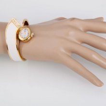 Fashion Snake Skin Quartz Wrist Watch | WHITE