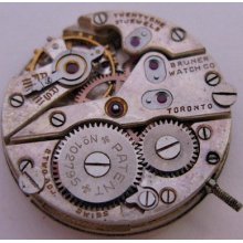 Felsa F 335 Bruner-toronto Watch Movement 21 Jewels Dustproof Patent ...
