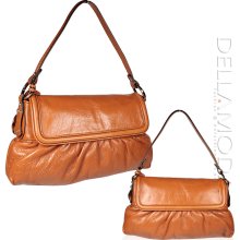 Fendi handbag Medium leather Chefs bags Camel (FF1528)