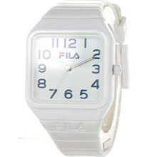 Fila Unisex White Square Watch/ Official Stockist/ (rrpÂ£40)