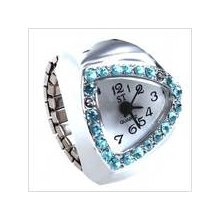 Finger ring style quartz watch for kids