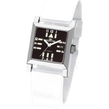 Fortis Women's 629.20.71 SI.02 Square SL Automatic Date Silicone ...