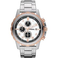 Fossil Dean Chronograph Stainless Steel Watch - FS4722