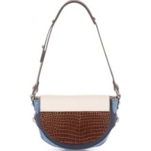 Francesco Biasia Designer Handbags, Biasiette Color Block Leather Shoulder Bag