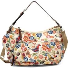 Franco Sarto Secret Garden Print Lexington Hobo