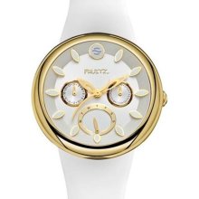 Fruitz Happy Hour White Gold Natural Frequency Ladies Watch F43G- ...