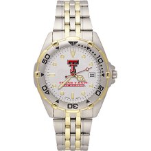 Gents NCAA Texas Tech University Red Raiders Watch In Stainless Steel