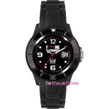 Genuine Ice-watch F Me I'm Famous Classic-black Silicon Unisex Or Big Big