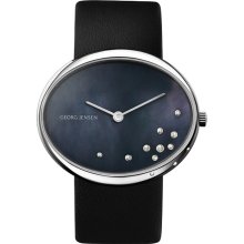 Georg Jensen Diamond Interchangeable Stainless Steel Watch - Black