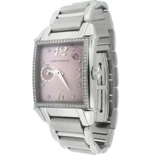 Girard-perregaux 25932 Vintage 1945 Stainless Steel Diamond Automatic Watch