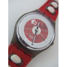 Gm131 Swatch 95 Athletics Authentic Swiss Watch In Box