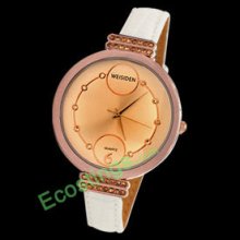 Good Ladies Leather Wrist Watch Crocodile Strap