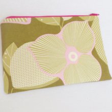 Grand Blossoms Zipper Pouch - Makeup Bag