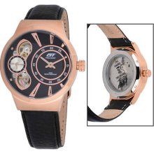 Gt Black Dial,rose Gold Tone, Automatic Watch. And Boxed
