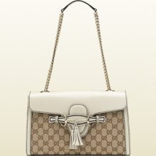 Gucci emily original GG canvas chain shoulder bag