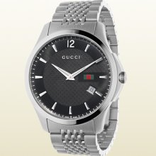 Gucci g-timeless collection watch with black dial