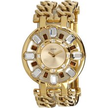 Guess Double Chain Watch In