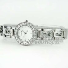 Guess Watch Ladies Steel Silver Swarovski Crystal U96000l1 G-logo Montre