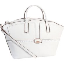 GUESS Wilcox Small E/W Satchel Satchel Handbags : One Size