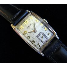 Hamilton Watch - Nice Long Case & Solid Gold Markers