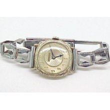 Hampton Silver And Gold Tone Wristwatch Being Sold As Is