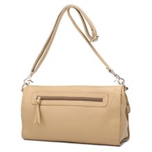 Handle/crossbody bag ostrich grain