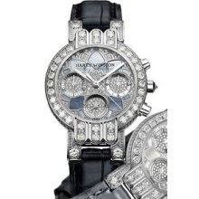 Harry Winston Midsize Chronograph Lotus Watch 200/UCQ32WL.MKD02/00