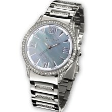 Haurex Italy Xs336dbm Preziosa Blue Mother-Of-Pearl Womens Watch