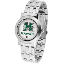 Hawaii Warriors UH NCAA Mens Stainless Dynasty Watch ...