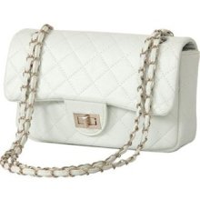 Hot Sale Women Classic Clutch Shoulder Bag Handbag Quilting Chain Cross 4 Colors