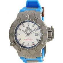 Invicta 1590 Subaqua Limited Edition GMT Silver Tone Dial