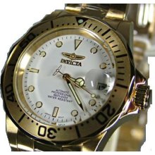 Invicta 23K White Dial Auto Pro Diver Skeleton