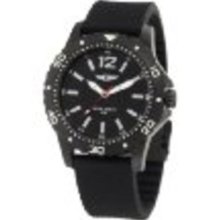 Invicta Men's 10008-004 Black Dial Black Textured Silicone
