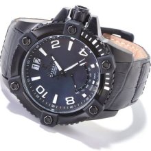 Invicta Mens Reserve Arsenal Swiss Made Black Ip Case Black Mop Dial Watch