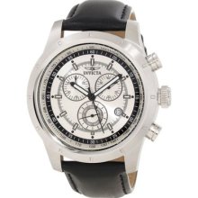 Invicta Mens Specialty Sport Swiss Chronograph Stainless Steel Case Silver Watch
