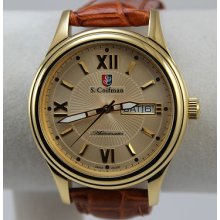Invicta Owned S. Coifman Men's Swiss Made Automatic Dress Watch, Eta 2824