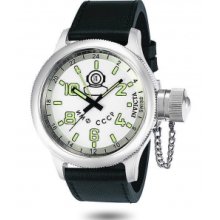 Invicta Russian Diver Strap White Dial