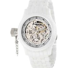 Invicta Women's 1896 Russian Diver Mechanical Silver Skeleton Dial Watch $1495