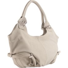 Jacky&celine J 901-2 022 Soft Grey Hobo Shoulder Bag