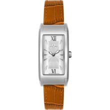 JACQUES LEMANS Watches Women's Geneva Brown Leather Brown Leather Sil