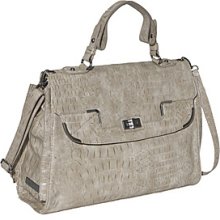 Jessica Simpson Lafayette Half Flap Shoulder Bag In Heather-nwt