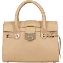 jimmy choo small rosalie grained leather top handle