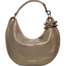 jimmy choo small solar metallic deer shoulder bag