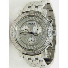 Jojo Joe Rodeo Jojino Steel Chrono Mens Diamond Watch