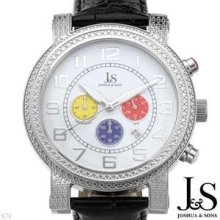 JOSHUA AND SONS Brand New Gentlemens Chronograph Date Watch