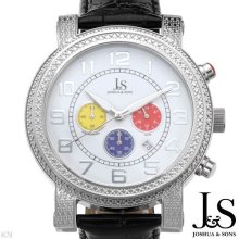 JOSHUA AND SONS JS-07-SS Chronograph Men's Watch